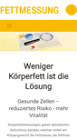 Mobile Screenshot of fettmessung.de